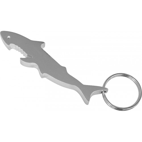 Aluminiowy brelok - otwieracz Shark