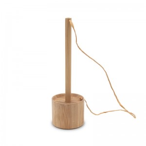Bambusowy długopis ze stojakiem