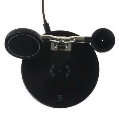 Bezprzewodowa baza ładująca dla słuchawek Airpods, zegarka Apple i Magsafe 15W