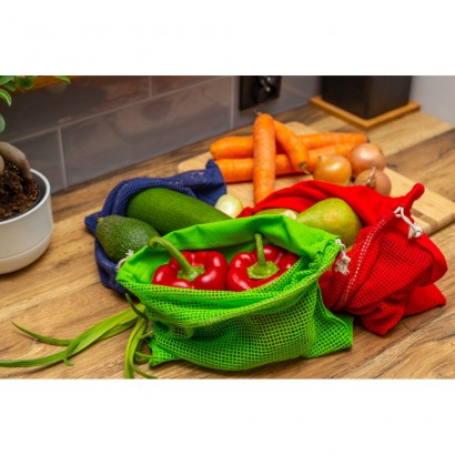 Bawełniany worek na owoce i warzywa, duży | Kelly