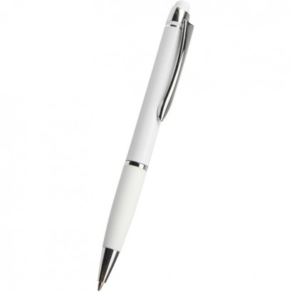 Długopis, touch pen z dopasowanym kolorystycznie gumowanym uchwytem