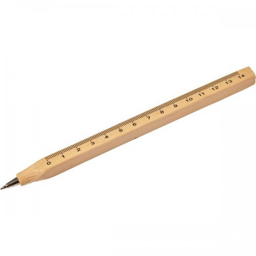 Długopis stolarski, linijka Saffron