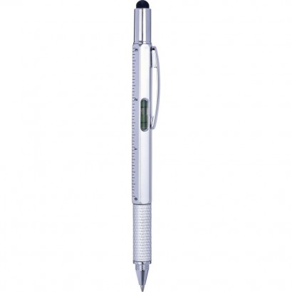 Długopis wielofunkcyjny, touch pen, linijka, poziomica