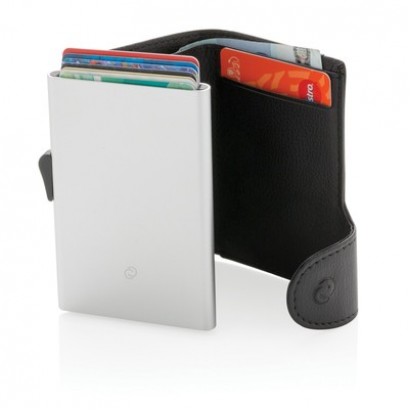 Etui na karty kredytowe i portfel z ochroną RFID C-Secure