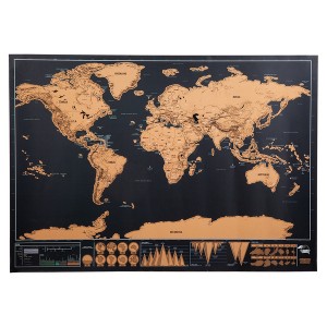 Mapa świata-zdrapka Rolling Stone