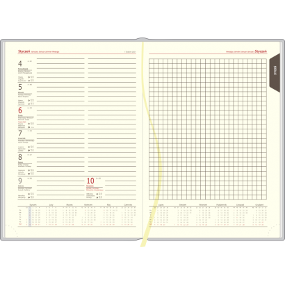 Kalendarz A5 tygodniowy NEBRASKA z notesem 144 strony