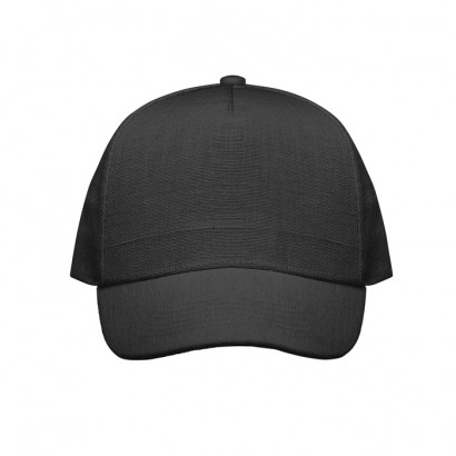5-panelowa czapka z daszkiem ze 100% konopi 370 gr / m² 