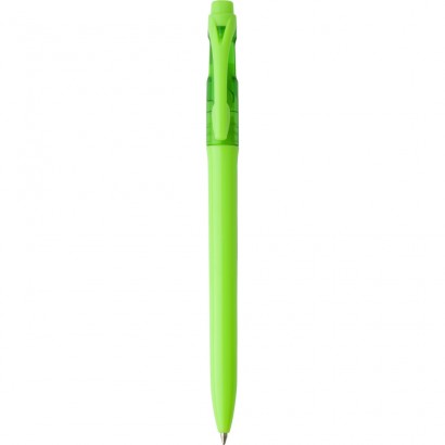 Długopis przekręcany z kolorowym korpusem i klipem