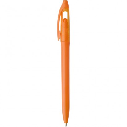 Długopis przekręcany z kolorowym korpusem i klipem