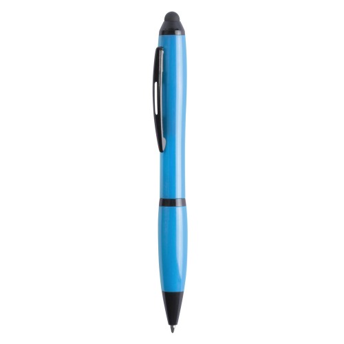 Długopis, touch pen z czarną gumową końcówką