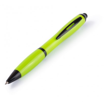Długopis, touch pen z czarną gumową końcówką