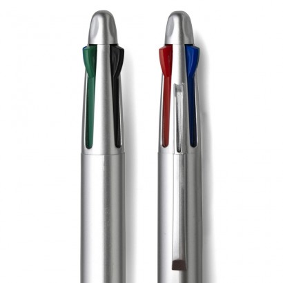 Długopis z gumowym uchwytem, 4 kolory
