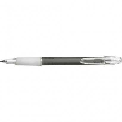 Długopis z gumowym uchwytem i półprzezroczystym kl