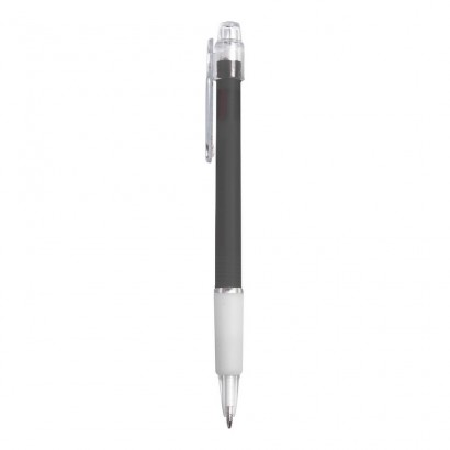 Długopis z gumowym uchwytem i półprzezroczystym kl