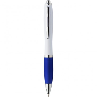 Długopis z kolorowym gumowym uchwytem