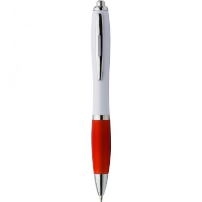 Długopis z kolorowym gumowym uchwytem