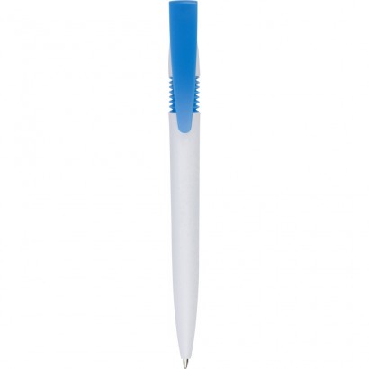 Długopis z kolorowym klipem i innowacyjnym przycis