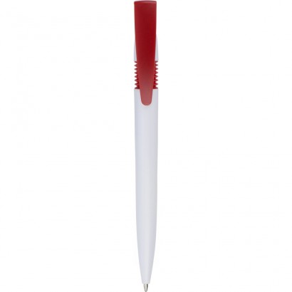 Długopis z kolorowym klipem i innowacyjnym przycis