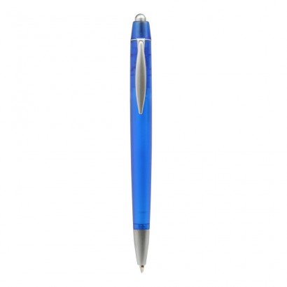 Długopis z półprzezroczystym plastikowym korpusem 