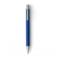 Długopis z trzonem z efektem metalicznym i srebrny