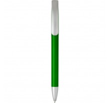 Długopis z trzonem z efektem metalicznym i srebrny