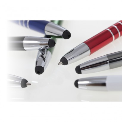 Długopis ze srebrnymi wykończeniami, touch pen