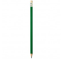 Drewniany ołówek z gumką, naostrzony