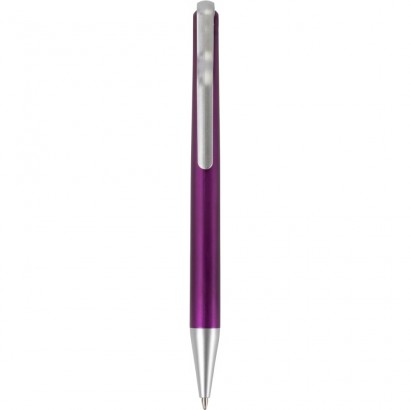 Metaliczny długopis, prostokątna górna część, styl