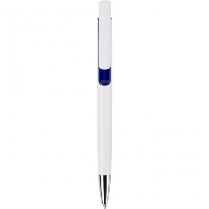 Plastikowy długopis z półprzezroczystym kolorowym 