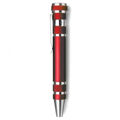 Śrubokręt w kształcie długopisu z 4 płaskimi i 4 k