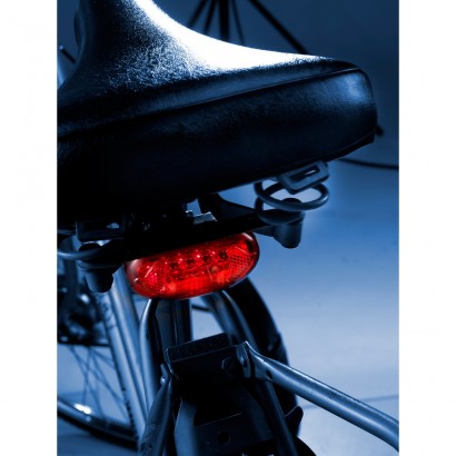 Zestaw 2 lampek rowerowych, przednia lampka 5 LED 