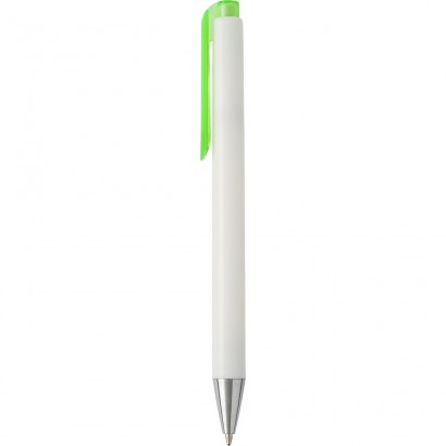 Długopis z półprzezroczystym kolorowym klipem