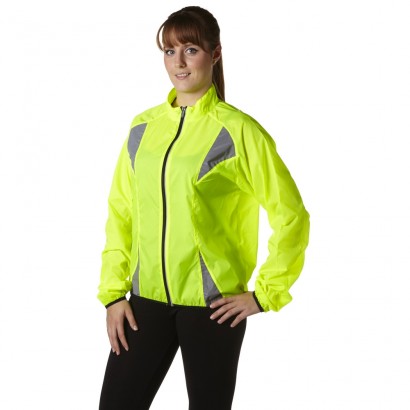 Fluorescencyjna kurtka dla biegaczy