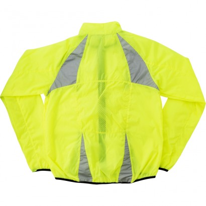 Fluorescencyjna kurtka dla biegaczy