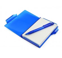 Notes z długopisem niebieski, 80 kartek