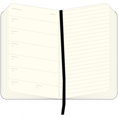 Kieszonkowy kalendarz notatnik Moleskine tygodniowy, twarda okładka