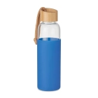 Szklana butelka 500 ml w etui kolor niebieski Szklana butelka 500 ml w etui kolor niebieski