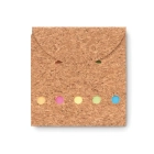 Zestaw karteczek me FOLDCORK - kolor beżowy Zestaw karteczek me FOLDCORK - kolor beżowy