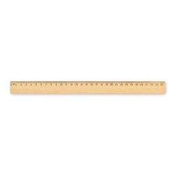 RULER30 - Drewniana linijka 30 cm - Kolor Drewna RULER30 - Drewniana linijka 30 cm - Kolor Drewna