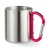 Metalowy kubek 220ml - kolor czerwony Metalowy kubek 220ml - kolor czerwony
