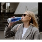 Butelka szklana z osłoną Smart 520 ml - niebieski Butelka szklana z osłoną Smart 520 ml - niebieski