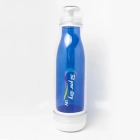Butelka szklana z osłoną Smart 520 ml - niebieski Butelka szklana z osłoną Smart 520 ml - niebieski