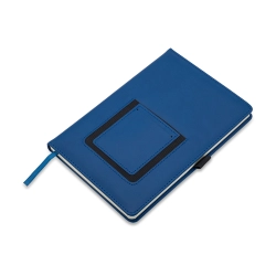 Notes z kieszonką na telefon Eibar, granatowy Notes z kieszonką na telefon Eibar, granatowy